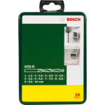 Bosch 19dílná sada vrtáků do kovu HSS-R (2.607.019.435) 2.607.019.435