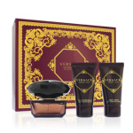 Versace Crystal Noir toaletní voda 50 ml + tělové mléko 50 ml + sprchový gel 50 ml Pro ženy dárková sada 8011003837205