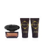 Versace Crystal Noir toaletní voda 50 ml + tělové mléko 50 ml + sprchový gel 50 ml Pro ženy dárková sada 8011003837205